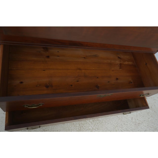 18th Century Antique 18th Century Cherry Chest on Chest Highboy For Sale - Image 5 of 15