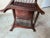 Antique American Empire Style Bentwood & Spindle Floral Hand Painted Back Library Armchair For Sale - Image 9 of 18