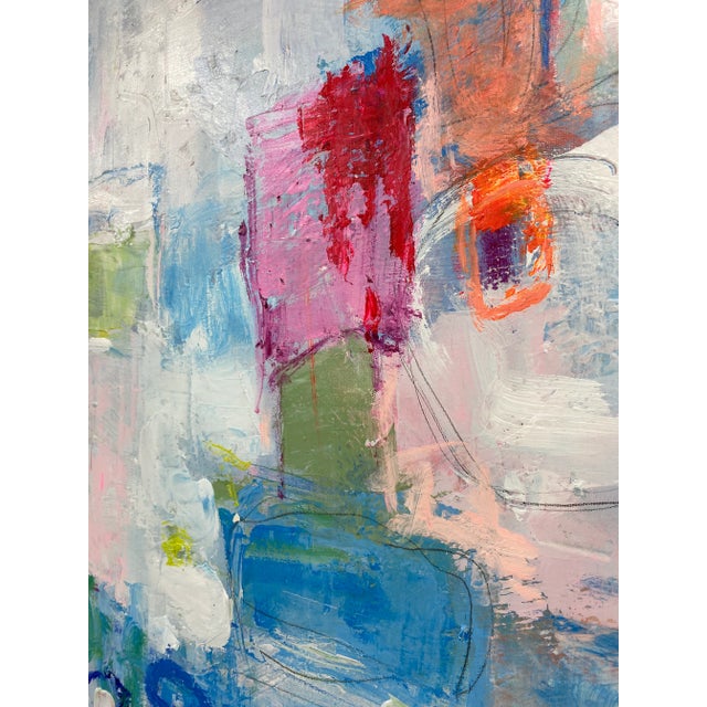 Contemporary Modern Abstract Original Oil Painting For Sale - Image 12 of 12