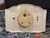 Ivory 1930s German Mauthe Art Deco Glazed Ceramic Wall Clock For Sale - Image 8 of 16