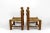 Set of Low Straw Chairs attributed to Charles Dudouyt, France, 1940s For Sale - Image 6 of 10