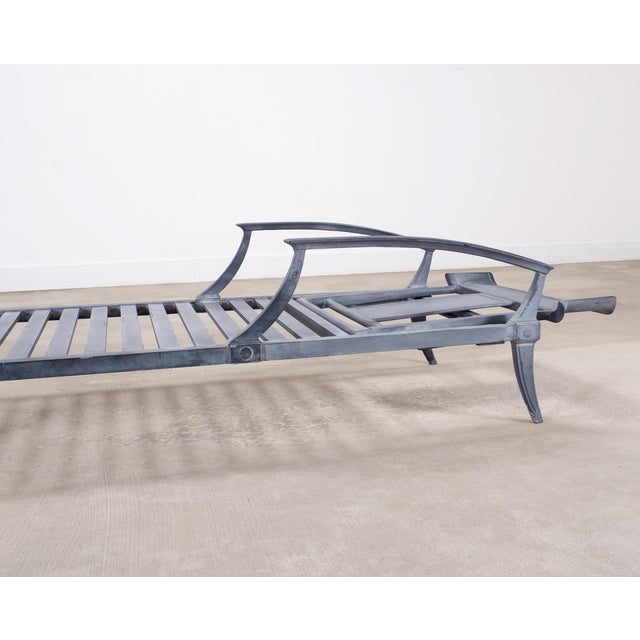 Pair of Neoclassical Greco-Roman Klismos Chaise Lounges For Sale - Image 17 of 18