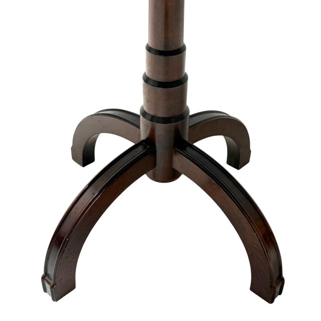 Art Deco Swedish Tilt-Top Table in Walnut and Burl, 1930s For Sale - Image 4 of 9
