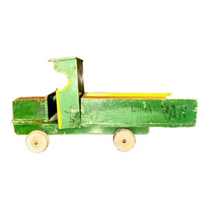 Vintage English Wooden Toy Truck