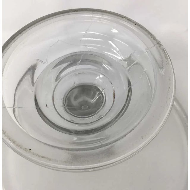 Early 20th Century Antique Pedestal Glass Cake Patisserie Stand For Sale - Image 5 of 10