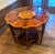 1980s Vintage Maitland-Smith Accent Table for Entryway Traditional, Neoclassical Style. Burled Wood, Sunburst Top, Scalloped Edge For Sale In Oklahoma City - Image 6 of 12