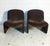 Castelli Velvet Alky Lounge Chairs by G.Piretti for A.Castelli, 1970s, Set of 2 For Sale - Image 4 of 16