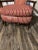 1960s 1960s Wood Stripe Upholstered Accent Chair For Sale - Image 5 of 8