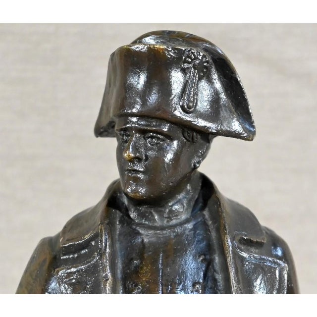 Brown Statue of Napoleon Bonaparte, Early 20th Century, Bronze For Sale - Image 8 of 18