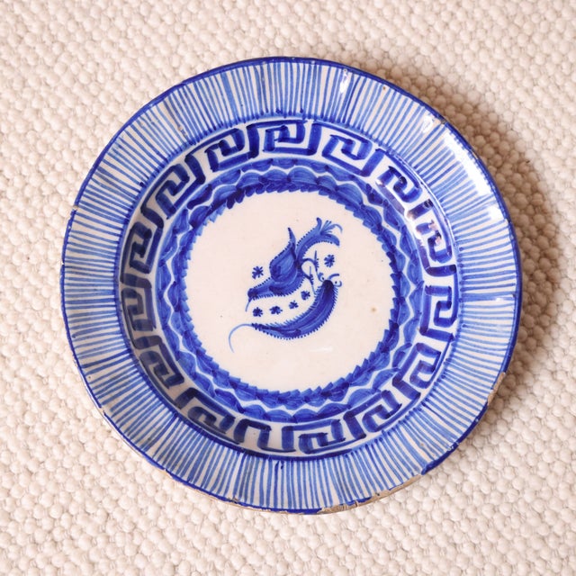 Add timeless Mediterranean charm to your collection with these 19th century Spanish pottery plates, beautifully...