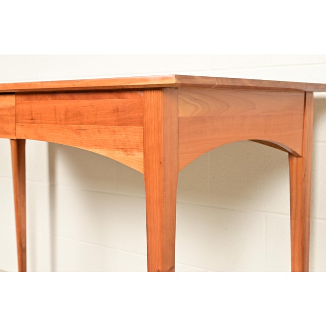 Harden Furniture Arts and Crafts Shaker Solid Cherry Wood Writing Desk For Sale - Image 10 of 16