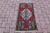 1950s Turkish Vintage Hand Knotted Geometric Doormat Rug For Sale - Image 13 of 13