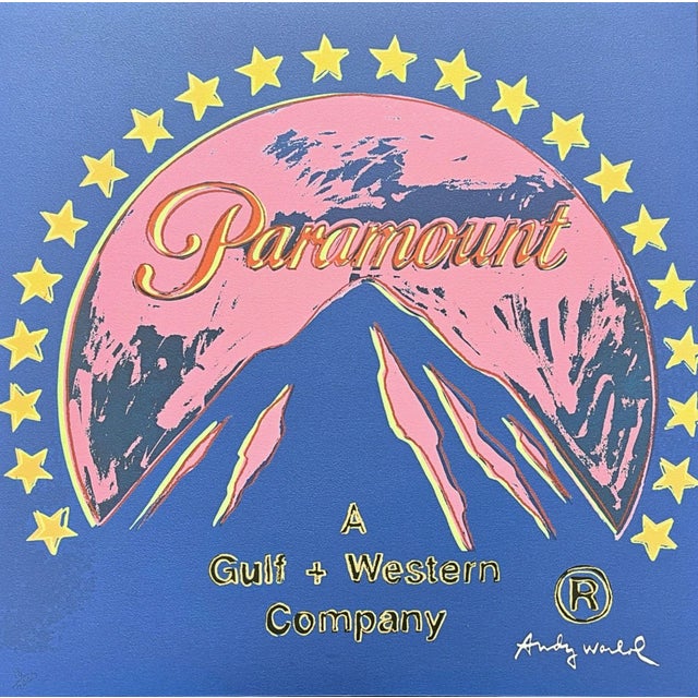 After Andy Warhol, Paramount Blue-Pink, 1980s, Print For Sale