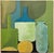 1970s 1970s Mid Century Modern Painting of Still Life Vases Signed For Sale - Image 5 of 14