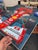 I always thought that records were meant to be Broken by Shan Fannin | Acrylic on canvas of a red Ferrari F2004 race car For Sale - Image 4 of 5