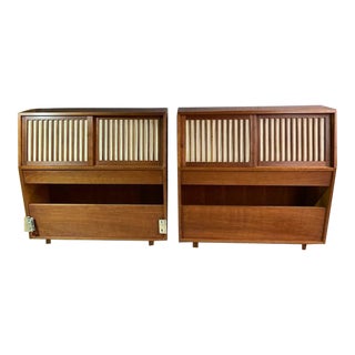 1950s Mid-Century Modern Twin-Size Headboards - a Pair For Sale