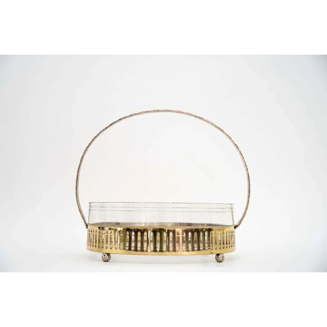 Gold Art Deco Original Glass Vienna Centerpiece, 1920s For Sale - Image 8 of 17