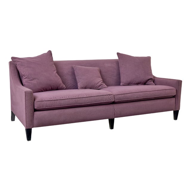Modern Sofa in Purple Fabric, 2005 For Sale