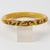 1920s Art Deco Celluloid Bracelet Bangle with Carved Ivy Leaves For Sale - Image 5 of 8