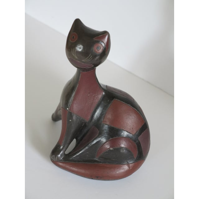 Mid-Century Ceramic Pottery Cat by Manuel Felguerez Barra For Sale - Image 9 of 9