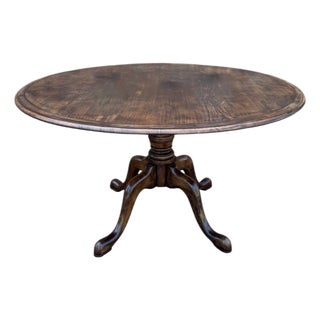 54" English Dining Table For Sale