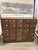 Antique Oak 25-Drawer Library Card Catalog Cabinet For Sale In Los Angeles - Image 6 of 6