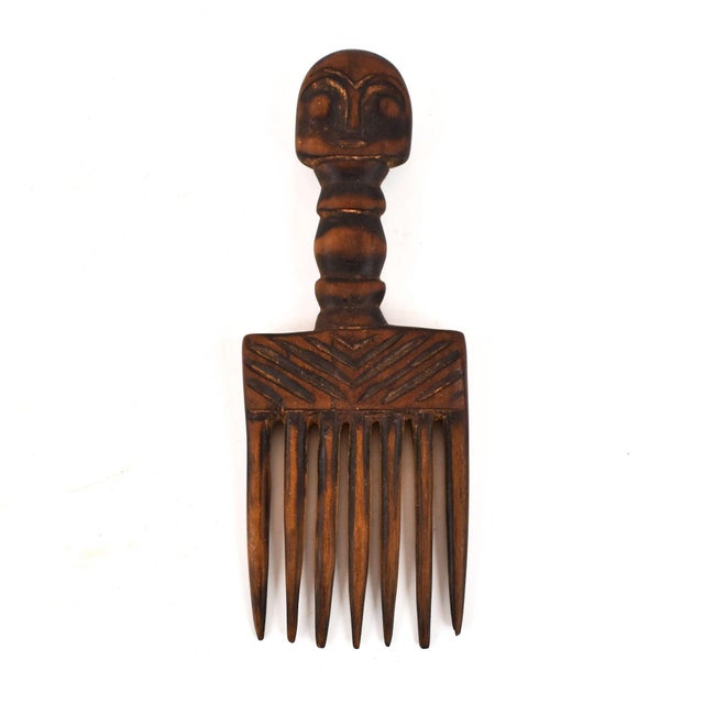 Early 20th Century Nyamwezi Mwana Hiti Figural Comb Tanzania For Sale In Denver - Image 6 of 7