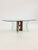 Vintage Postmodern Coffee Table with Corrugated Glass and Wooden Spheres, 1970s For Sale - Image 9 of 9