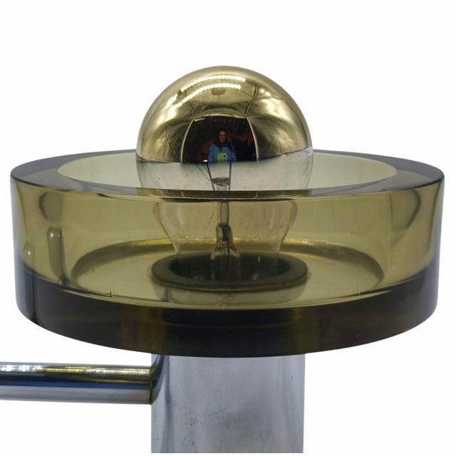 Glass Amber Glass Wall Lamp by Flavio Poli for Seguso, Italy, 1960s For Sale - Image 7 of 8