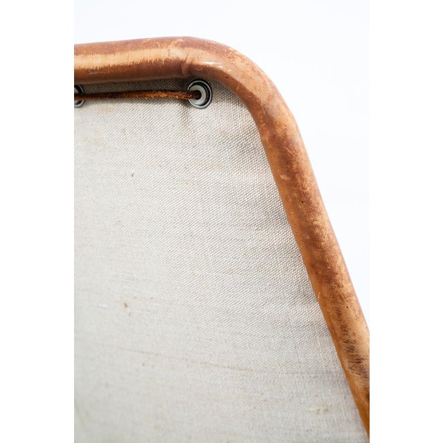 Mid Century Danish Modern Lounge Chair Attributed Dux Bruno Mathsson Jetson Brown Leather For Sale - Image 11 of 12