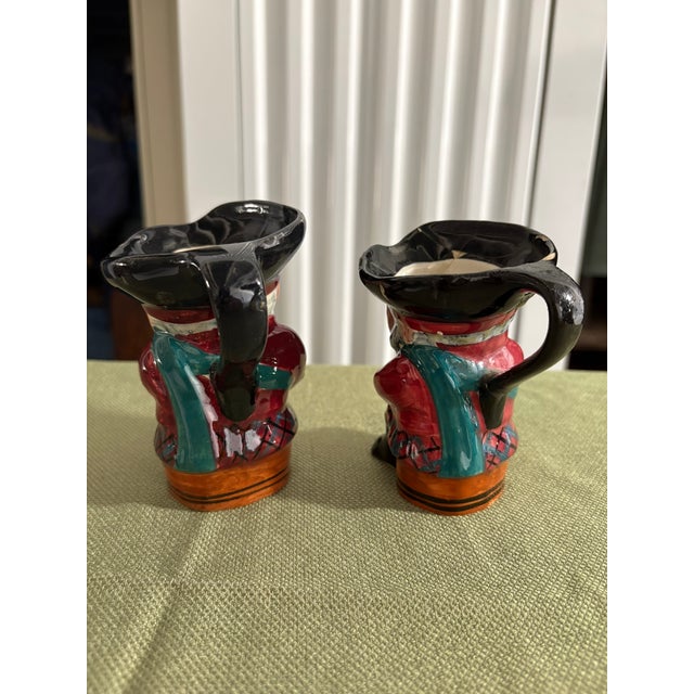 Mid 20th Century Pair of Vintage English Shorter & Son Porcelain Toby Mugs, Mid-20th Century For Sale - Image 5 of 8
