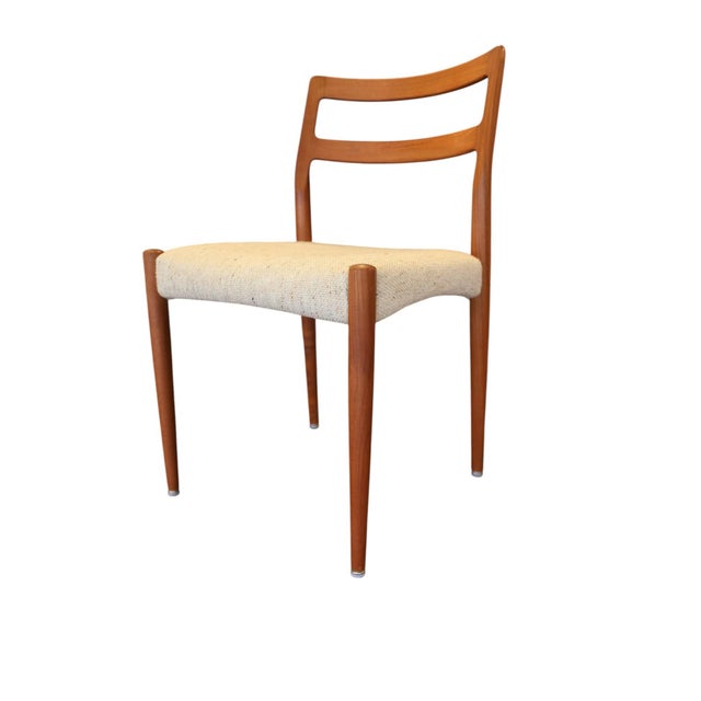 Chairs in Teak and Leather by Henning Kjærnulf for KS Møbler, 1960s, Set of 4 For Sale - Image 14 of 14