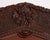 Anglo Indian Intricately Carved Teak Folding Campaign Table Octagon Top For Sale - Image 12 of 17