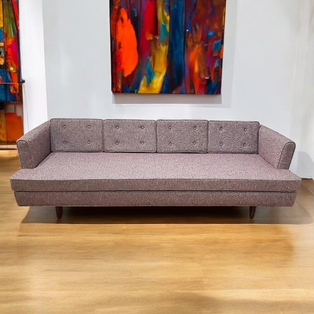 For your consideration this beautifully restored late 1950's Drexel Profile Sofa. Designed by John Van Koert the Profile...