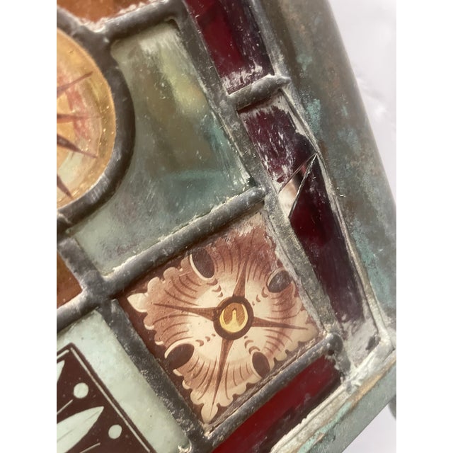 Antique Aesthetic Period Light Fixture Pendant For Sale - Image 10 of 12