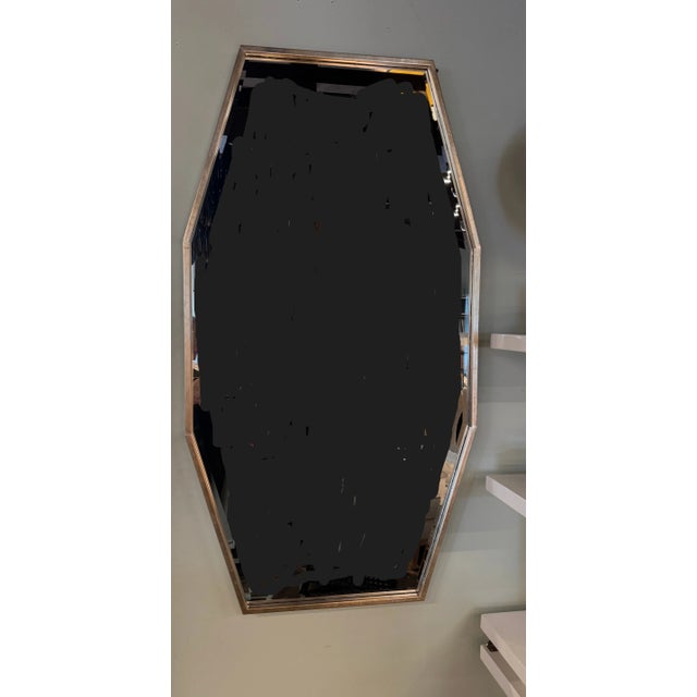 Slim Line Mirror--Hexagon Shaped For Sale - Image 4 of 5