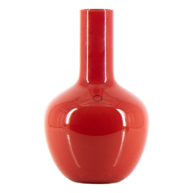 Model 513.00 Vase in Murano Glass by Venini, 1990 For Sale