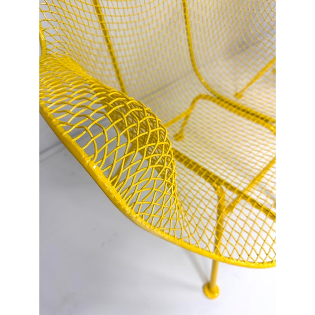 1950s Pair of Yellow "Sculptura" Collection Chairs by Russell Woodard For Sale In Boston - Image 6 of 8