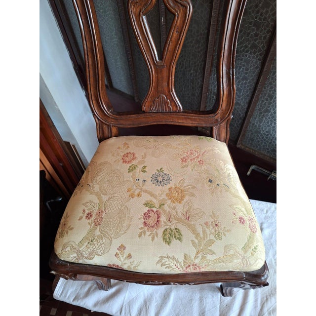 Louis XV Genoese Chairs in Walnut, 1750, Set of 8 For Sale - Image 18 of 18