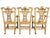Wood Hickory Chair Emma Chippendale Style Dining Chairs -Set of 6 For Sale - Image 7 of 15