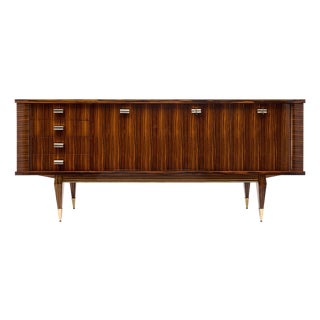 Period Mid-Century Macassar of Ebony Buffet/Enfilade For Sale