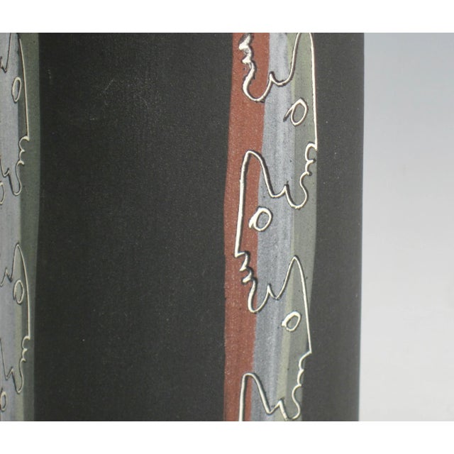 1950s Charles and Alice Smith Chalice California Pottery Vase For Sale - Image 9 of 13