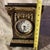 1970s Neoclassical Empire Revival Rose Breccia Marble & Gilt Metal Mantel Clock For Sale - Image 10 of 17