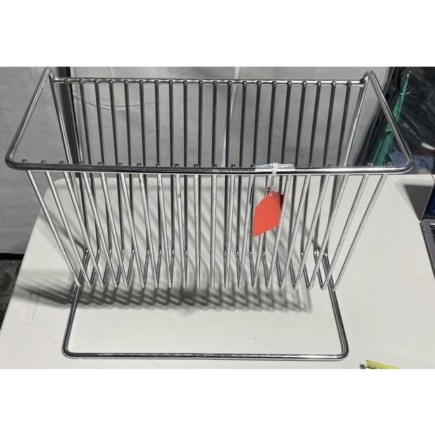 Metal Arthur Umonoff Magazine Rack For Sale - Image 7 of 7