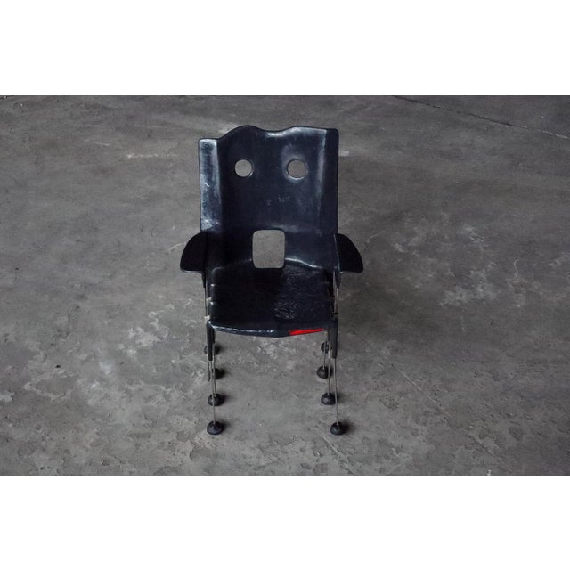 Metal Greene Street Chair by Gaetano Pesce for Vitra, Italy, 1984 For Sale - Image 7 of 15