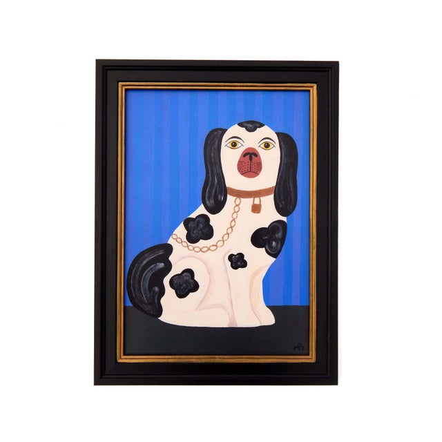 Matt Rix, Staffordshire Spaniel Prints, 2000s, Ink & Paper, Set of 2, Framed For Sale - Image 4 of 15