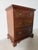 1940s Early 20th Century Chippendale Solid Mahogany 3-Drawer Nightstand For Sale - Image 5 of 12