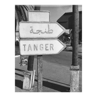 1975 Tangiers Morocco Sign Photograph by Don Ware For Sale