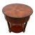 Traditional Round Table With Drawer Note Pull Bottom Shelf Empire Style Century Furniture For Sale - Image 3 of 9