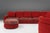 Textile Modular Sofa in Red and Patterned Upholstery from Roche Bobois, France, 1980s For Sale - Image 7 of 18